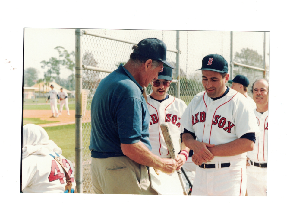 Ted Williams Boston Red Sox Original 1980's Fantasy Camp 4x6 Photo Poster painting