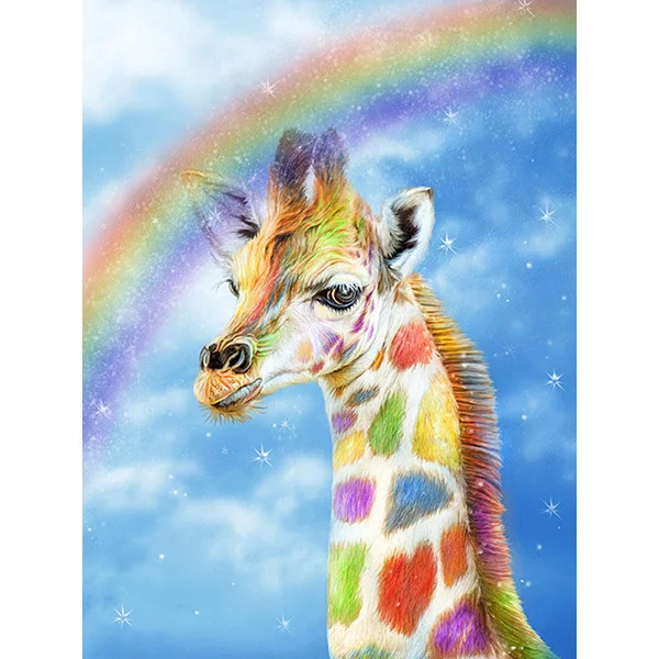 Diamond Painting - Full Round/Square Drill - Giraffe(30*40 - 50*60cm)