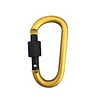 8cm Aluminum Carabiner D-Ring Key Chain Clip Camping Keyring Snap Hook Outdoor Travel Kit