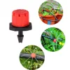 Good Quality Adjustable Home Garden universal Micro Flow Drip Head 1/4'' Hose Irrigation Watering Dripper Sprinkler 50pcs/set
