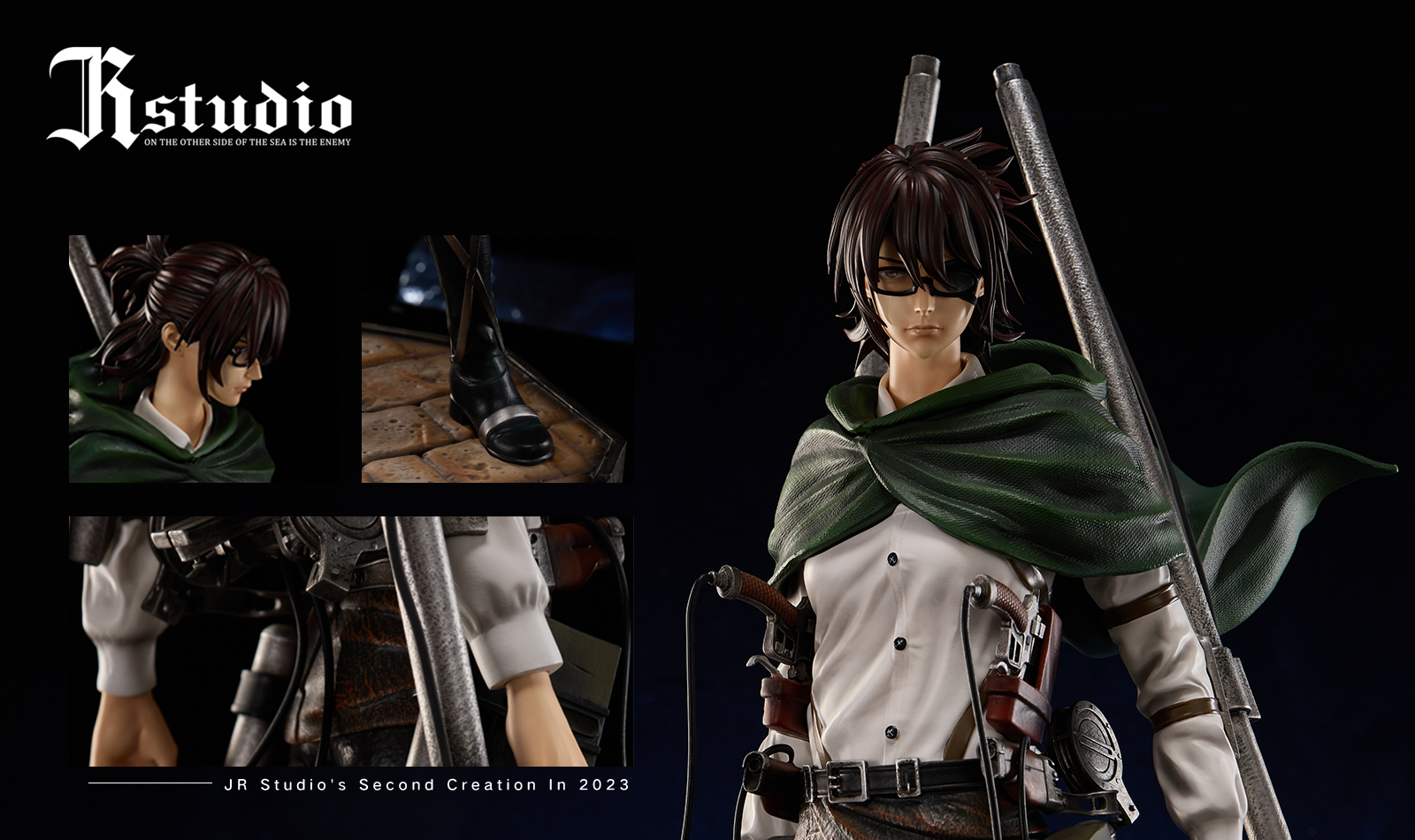 In-stock JR Studio - Attack on Titan Hange Zoe 1/4 Statue(GK)-