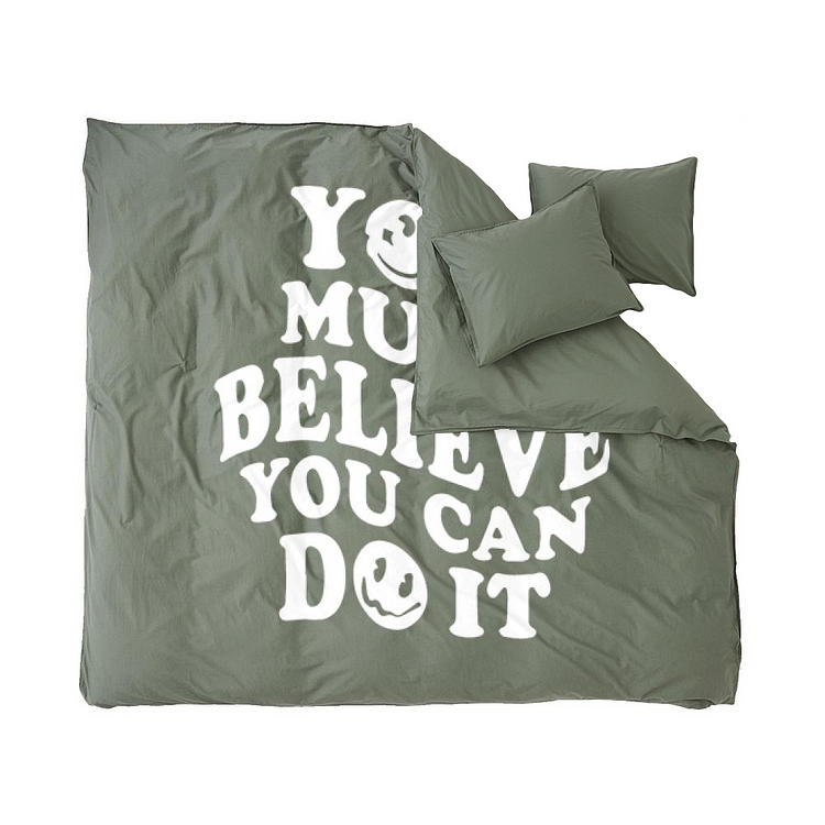 Believe You Can Do It, Optimism Duvet Cover Set