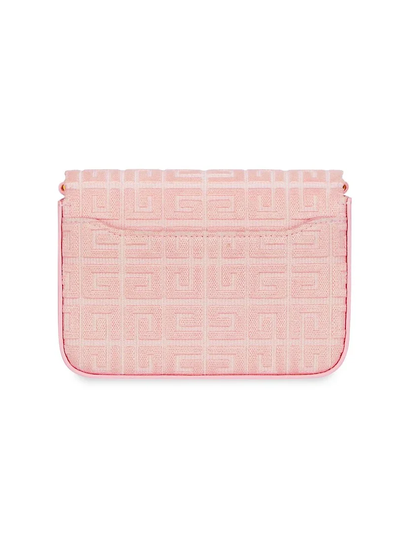 Givenchy Woven Chain Logo Crossbody Bag-Tender Pink