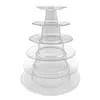 4/6 Tiers Macaron Display Stand Wedding Dessert Tower Rack for Afternoon Tea