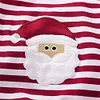 Baby Christmas Striped Jumpsuits Overalls Romper