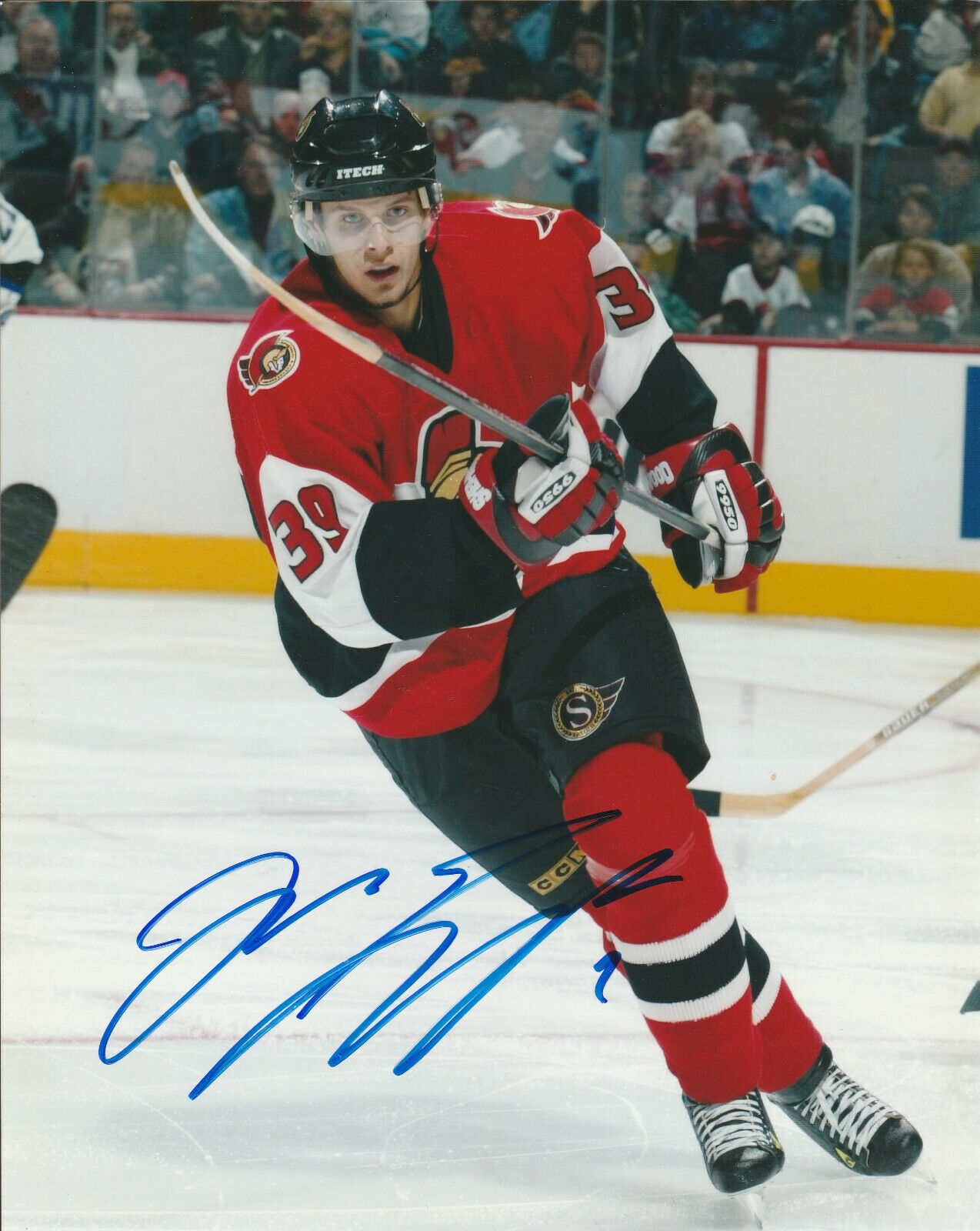 JASON SPEZZA SIGNED OTTAWA SENATORS 8x10 Photo Poster painting #2 Autograph