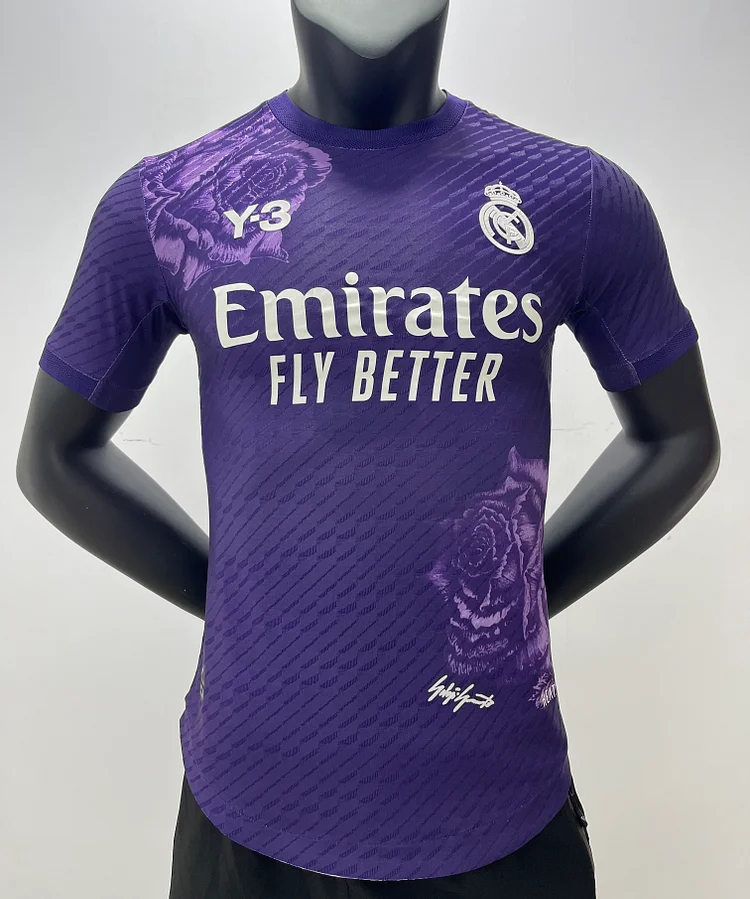 2024-25 Real Madrid Y3 Purple Jersey - Player Edition