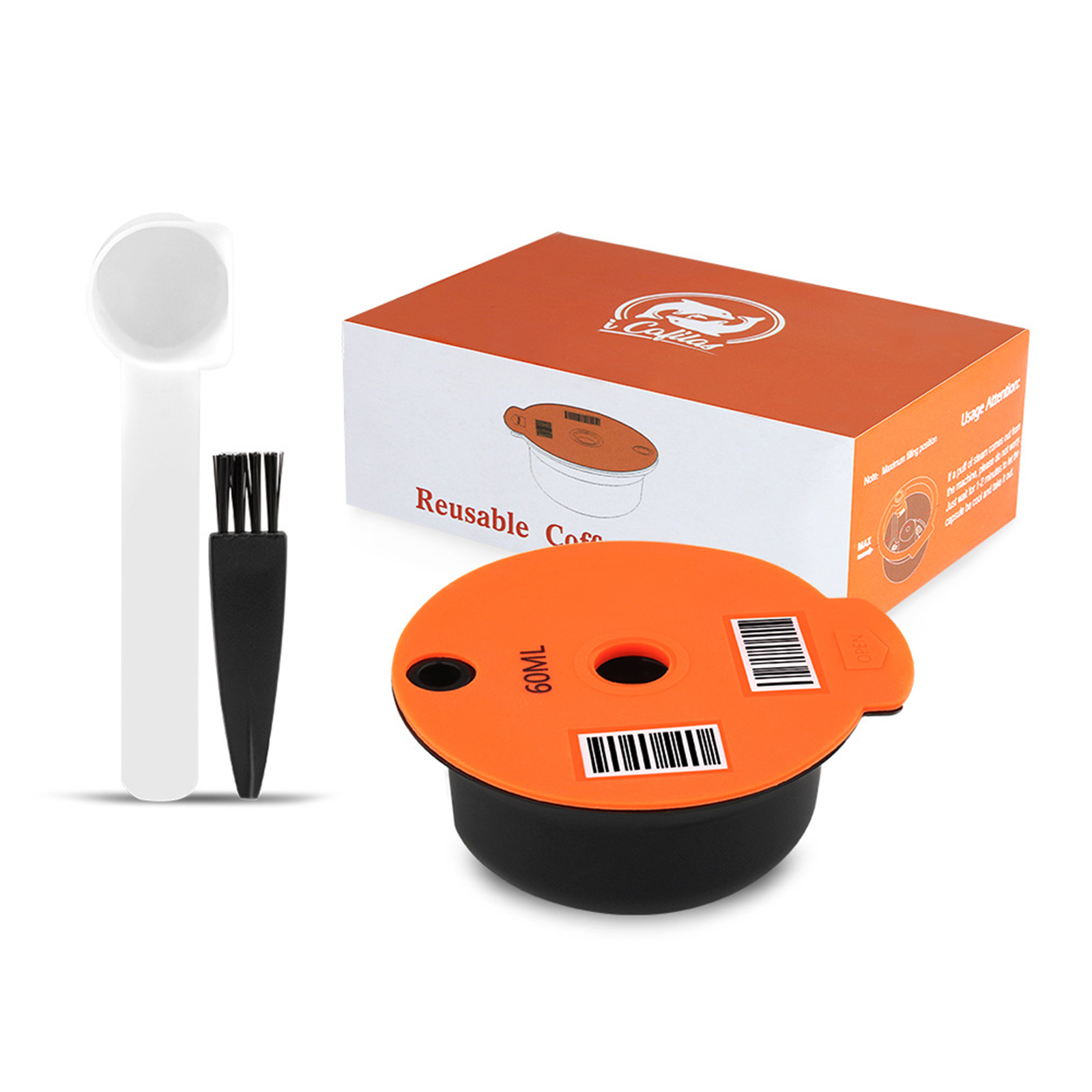 

Coffee Capsule Cups, Refillable Reusable Coffee Pods for Bosch Tassimo, 501 Original
