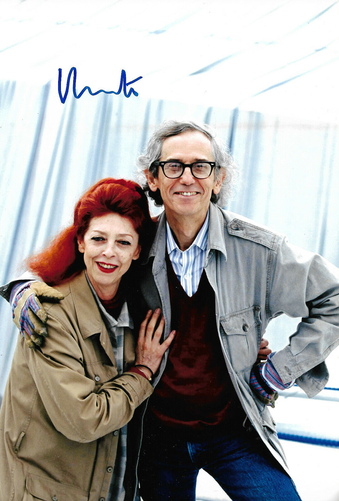 Christo artist signed 8x12 inch Photo Poster painting autograph