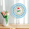 DIY Diamond Painting Double-sided Rotatable Snowman Hanging Wind Chime Suncatcher Hanging Kit