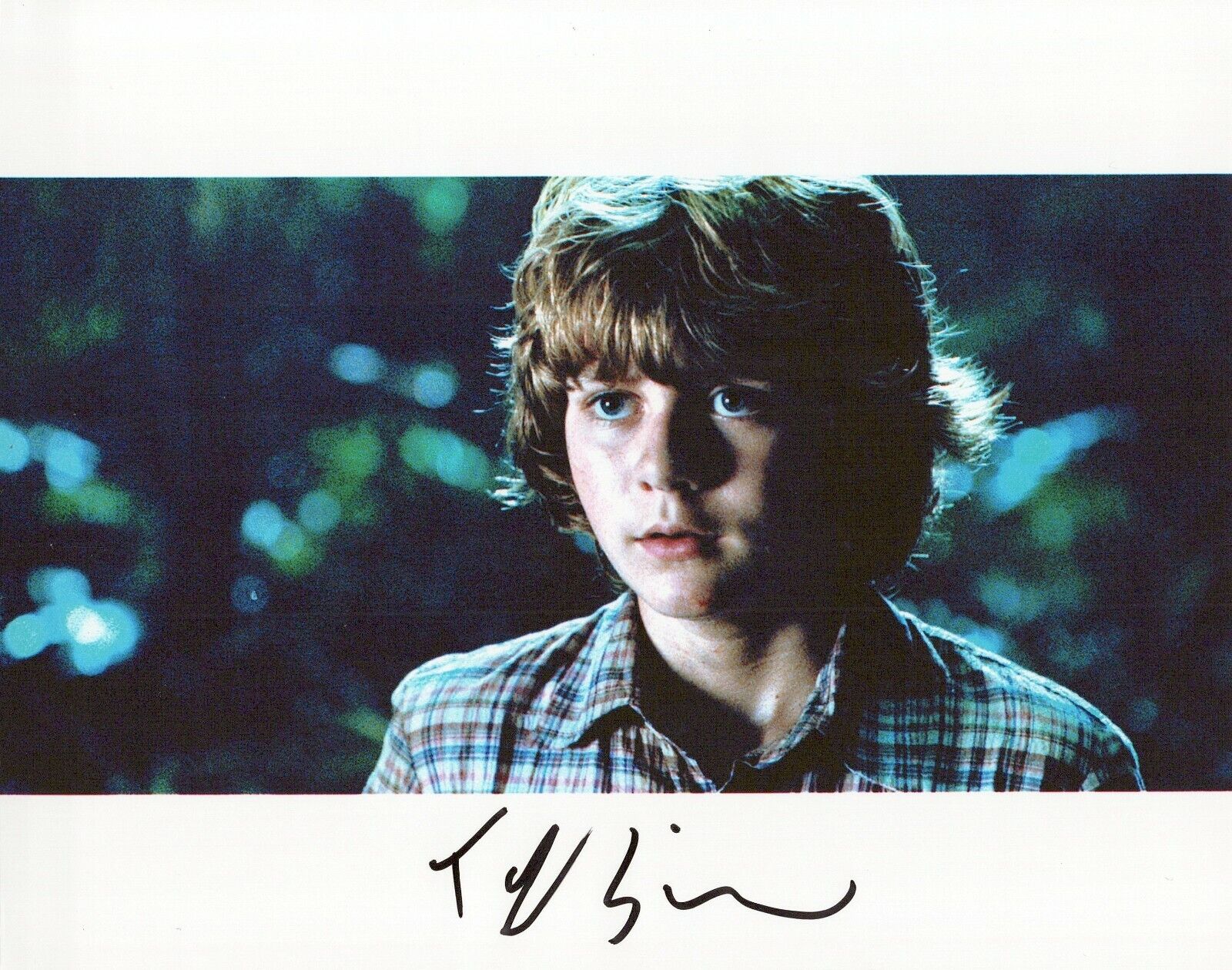 Ty Simpkins Jurassic World autographed Photo Poster painting signed 8x10 #5 Gray