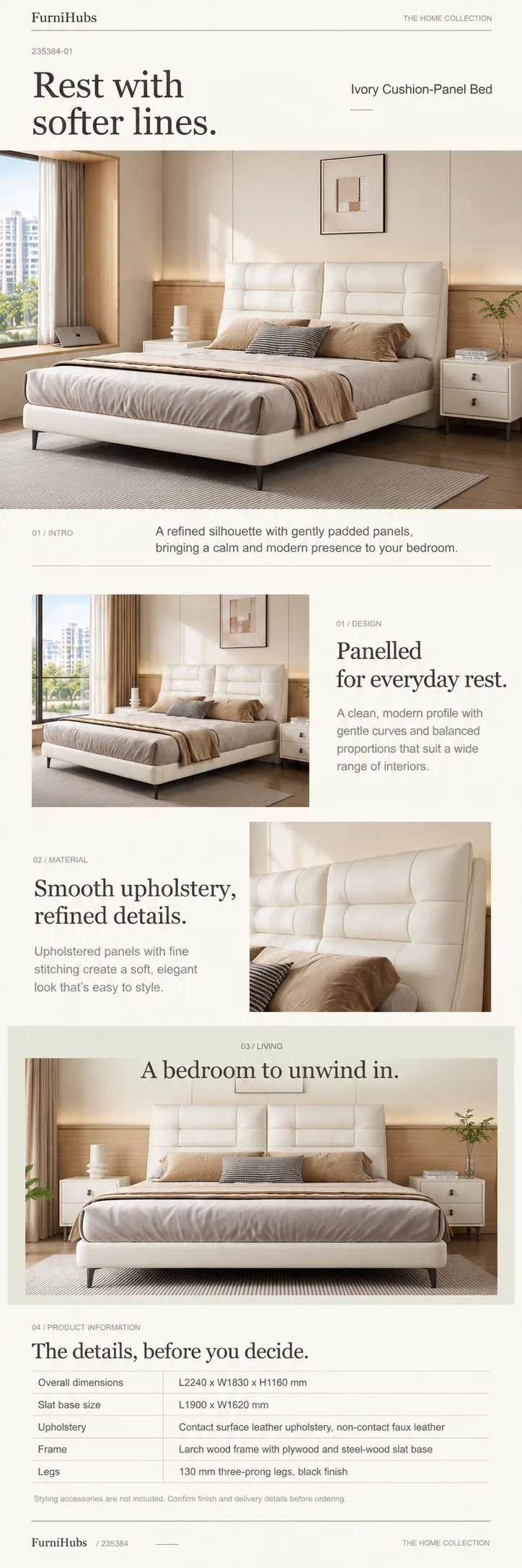 Upholstered Bed 235384