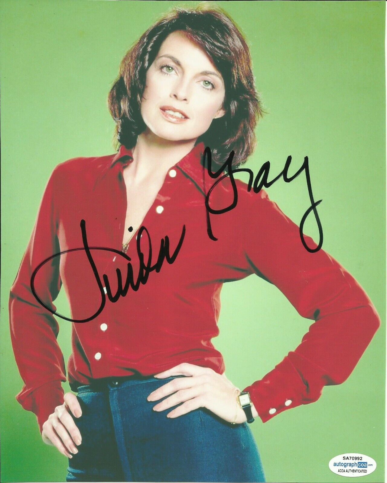 LINDA GRAY SIGNED YOUNG Photo Poster painting UACC REG 242 (6) ALSO ACOA CERTIFIED