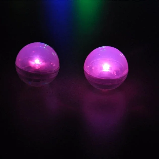 IP68 Waterproof LED Floating Ball Underwater Vase Light RGB Submersible Swimming Pool lights for Wedding Party Baby Shower