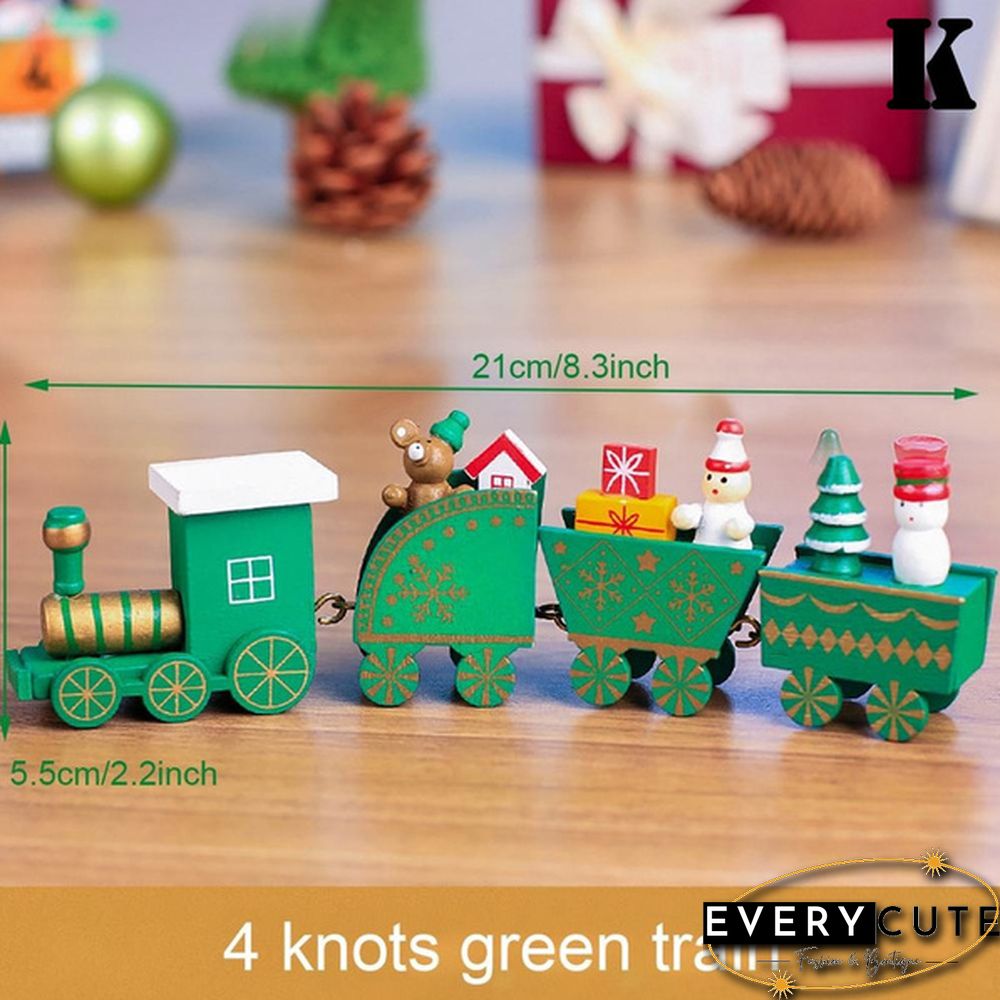 Christmas Wooden Little Train Merry Christmas Decoration For Home Christmas Ornaments New Year Gifts Xmas Decor Navidad Noel