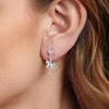 Cute Carousel Earrings 925 Sterling Silver 