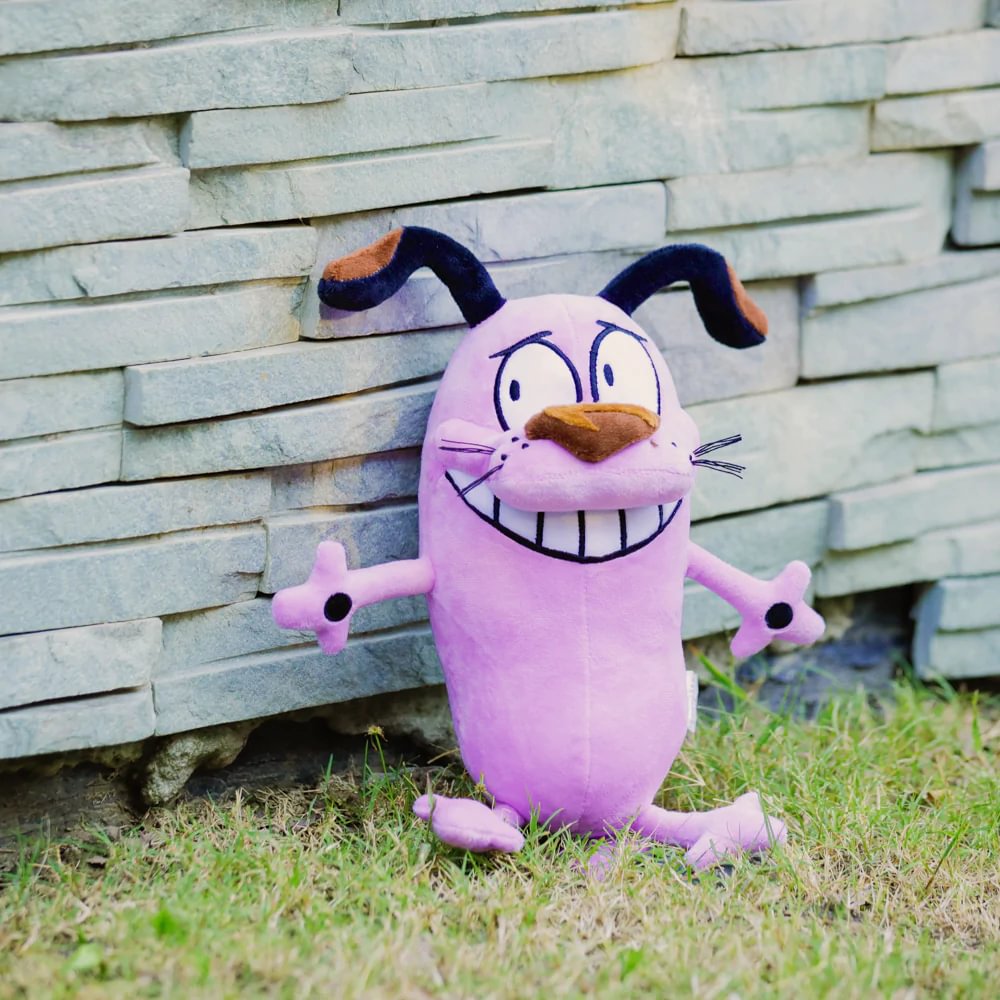 Courage the Cowardly Dog Plush Toy Soft Stuffed Doll Holiday Gifts