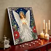 Xmas Angel Framed Special Shape Diamond Painting Kit 25x25cm
