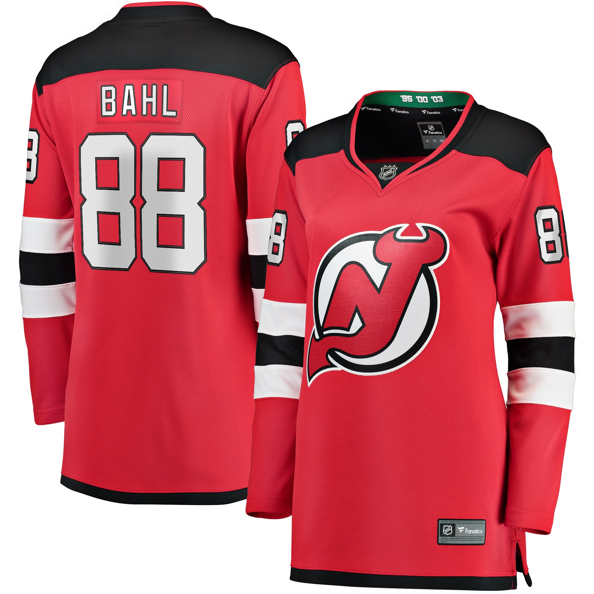 Kevin Bahl New Jersey Devils Fanatics Women&rsquo;s Home Breakaway   Jersey &ndash; Red mysite