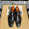 Premium Men's Monk Strap Dress Shoes