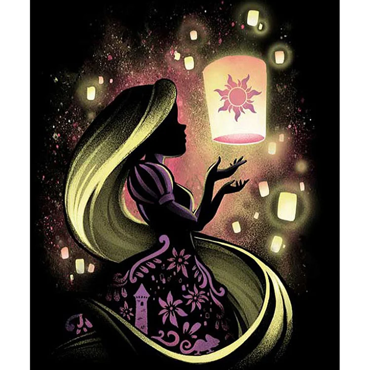 princess rapunzel silhouette