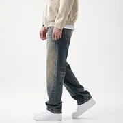 Costume Adult – Baggy Jeans Men Wide Leg Pants Loose Fit Retro Blue Male Denim Pants Vintage Men's Clothing Streetwear Man Trousers 2025 | Boycrud