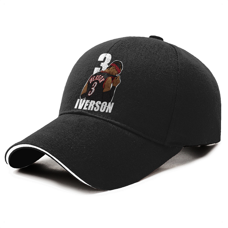 Number 3 Allen Iverson, Basketball Baseball Cap