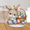 Diamond Painting Easter Egg Bunny Desktop Decoration Rhinestones Ornament