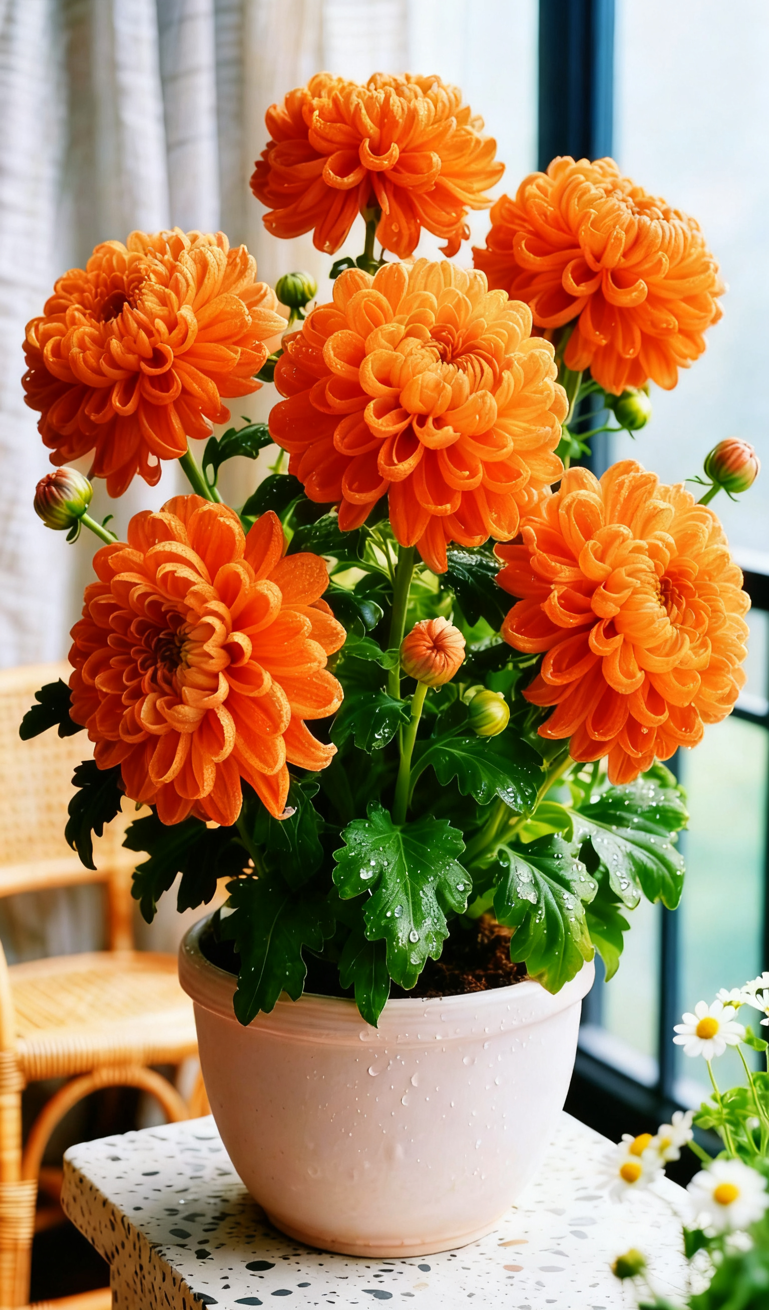 🌸 Double-Petal Chrysanthemums – Bloom Like Luxury, All Year Round 🌸