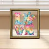Diamond Painting Special Shaped Drill Love With Frame(8.46x8.46inch)