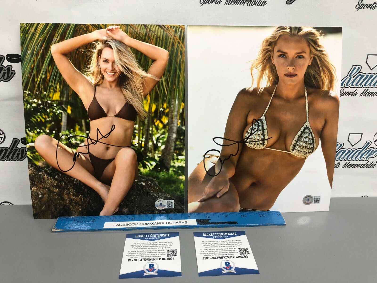 Pick (1): CAMILLE KOSTEK MODEL SIGNED AUTOGRAPHED 8x10 Photo Poster painting BECKETT BAS COA