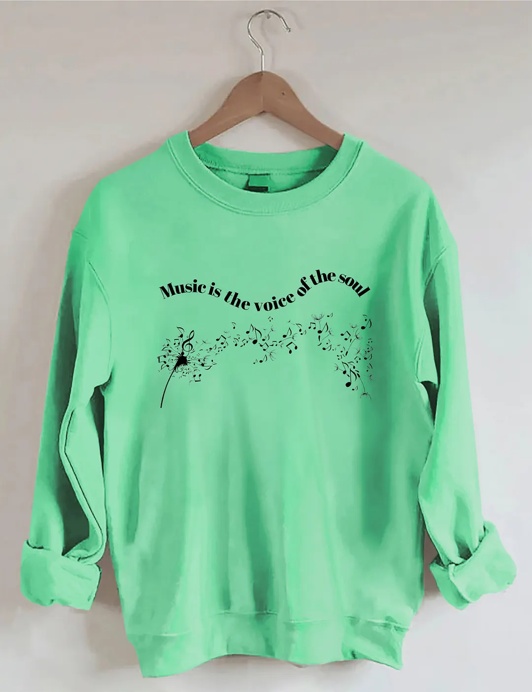 Music Is The Voice Of The Soul  Sweatshirt