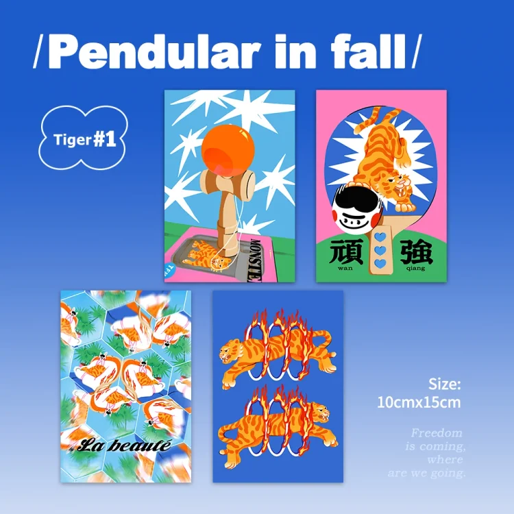 Pendular In Fall Series Cards