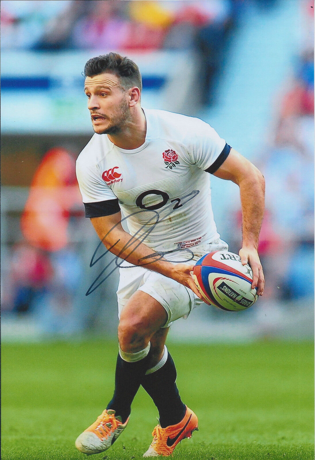 Danny CARE Signed Autograph Photo Poster painting AFTAL COA RUGBY England 6 Nations Twickenham