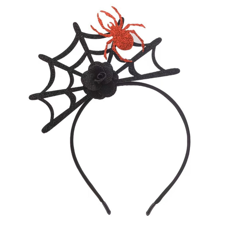 Halloween Funny Punk Flower Spider Spider Web Mixed Materials Party Festival