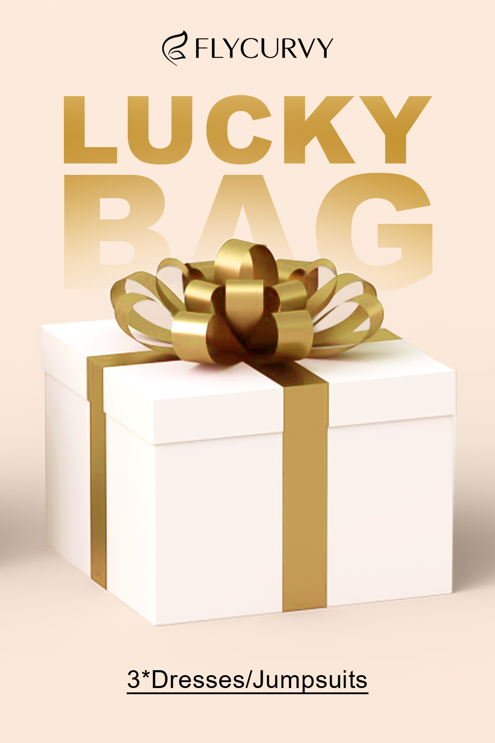 Lucky Bag-3 Random Dresses Or Jumpsuits Or Pants Or Swimwears 2024 - Flycurvy 