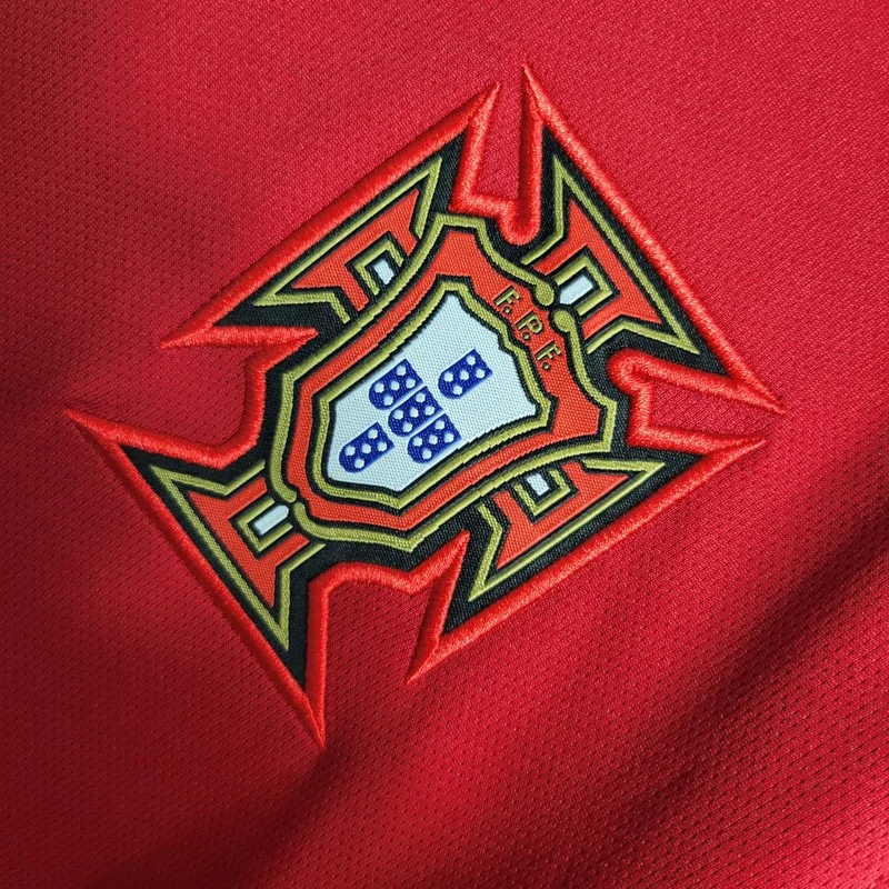 2016 FIFA World Cup Long Sleeve Portugal Home Football Shirt