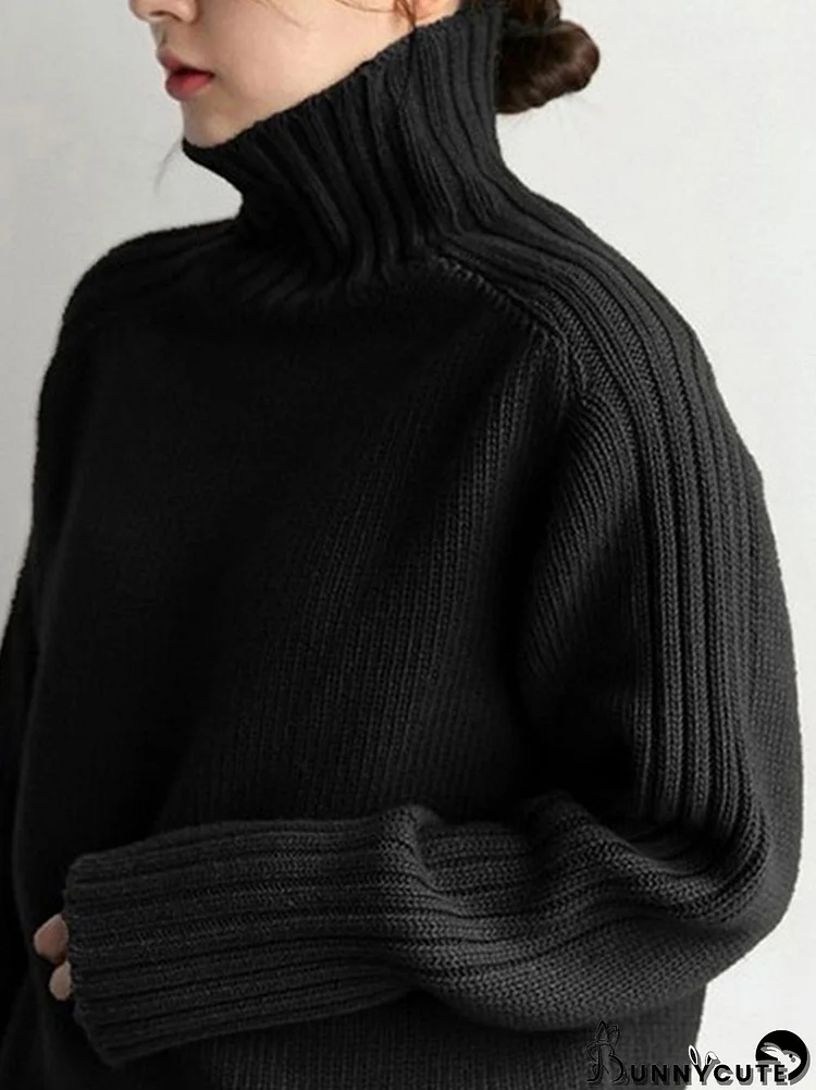 Simple Turtleneck Sweater