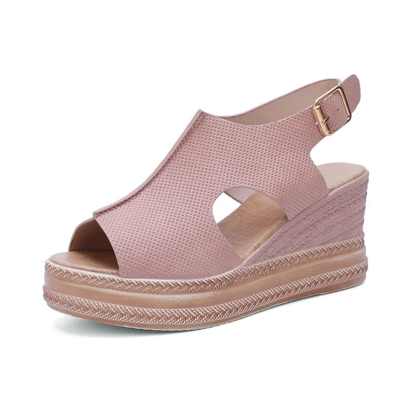 2021 Sandals Women Wedges Shoes High Heels Sandals Summer Women shoes Platform
