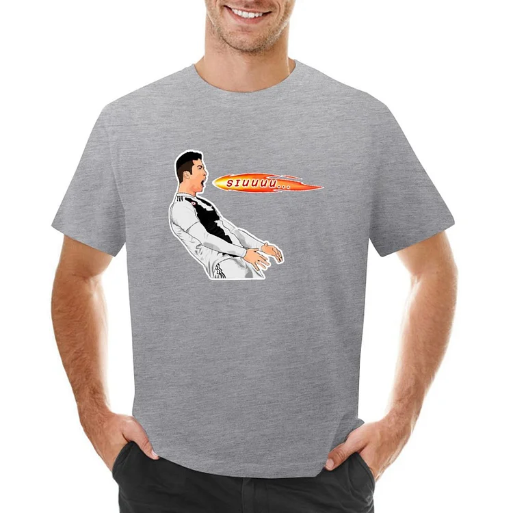 Siuuu Cristiano Ronaldo Inspired funny Men's Soccer Culture Tee