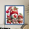 Cherry Gnome - 11CT Stamped Cross Stitch - 45*45cm
