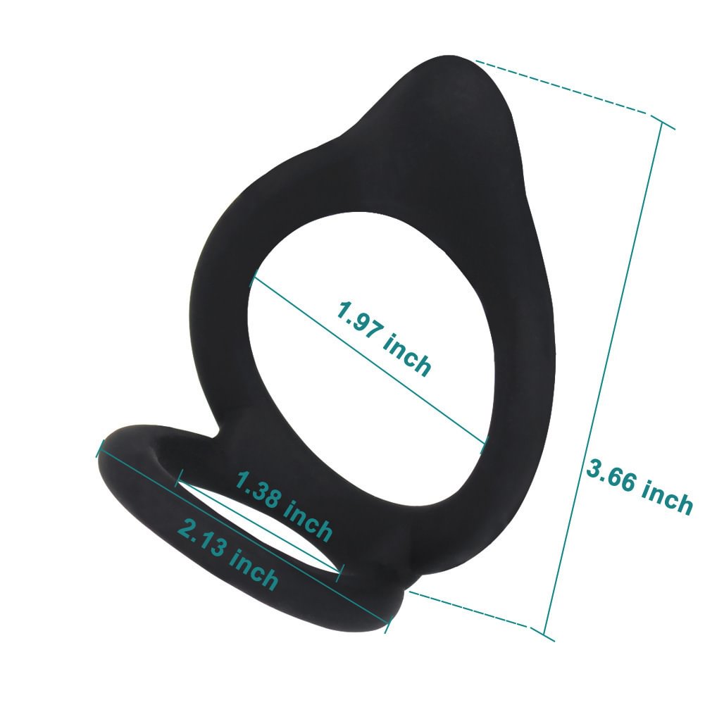 Silicone Soft Men's Lock Ring