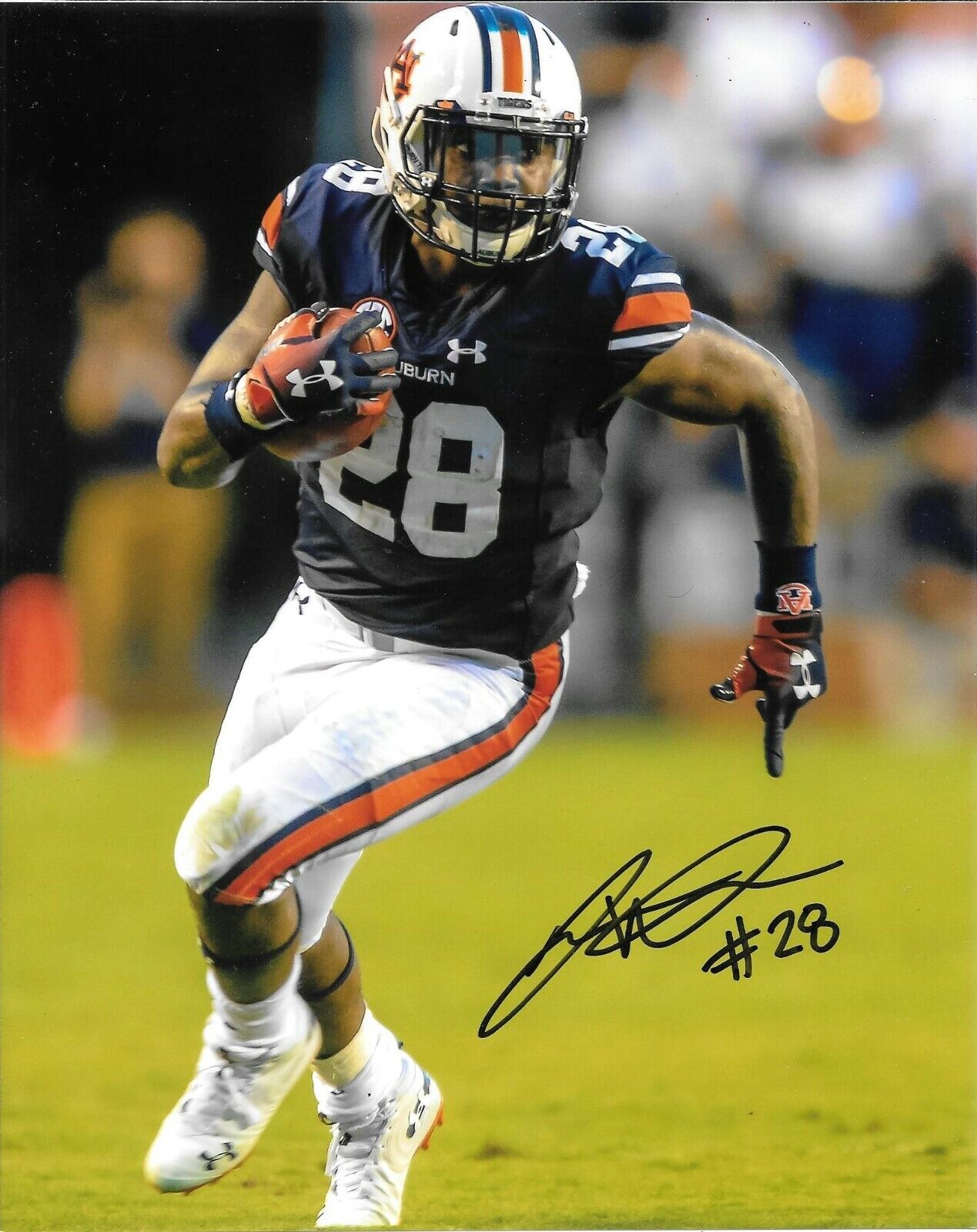 JaTARVIOUS WHITLOW HAND SIGNED AUBURN TIGERS 8X10 Photo Poster painting W/COA