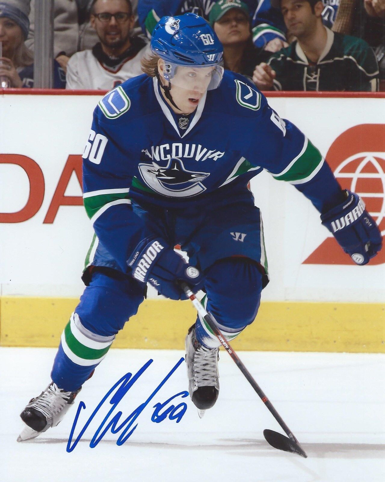 Markus Granlund Signed 8×10 Photo Poster painting Vancouver Canucks Autographed COA D