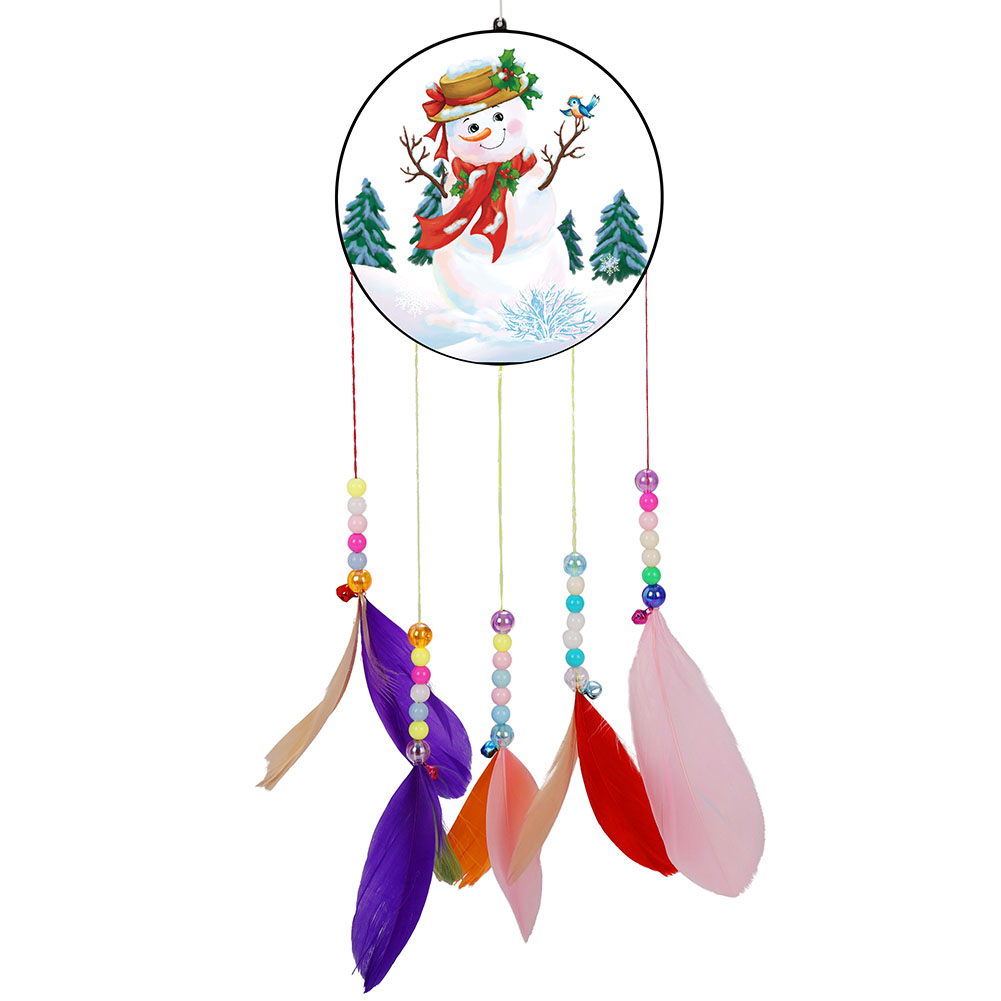 

Snowman Acrylic Lucky Wind Chime - 5D DIY Craft Pendant, 501 Original