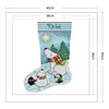 Christmas Socks-11CT Stamped Cross Stitch 40*40cm