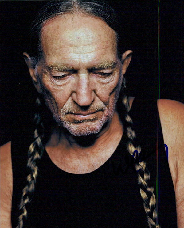 Willie Nelson signed 8x10 Photo Poster painting in-person