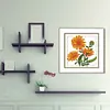 Flower-11CT Stamped Cross Stitch Kit(21*21cm)