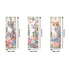 3Pcs Diamond Painting Cat Flower Bookmarks Kits for Bookworms