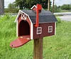 🔥Hot Sale🏠Handmade Rustic Barn Mailbox-mysite-Adracos